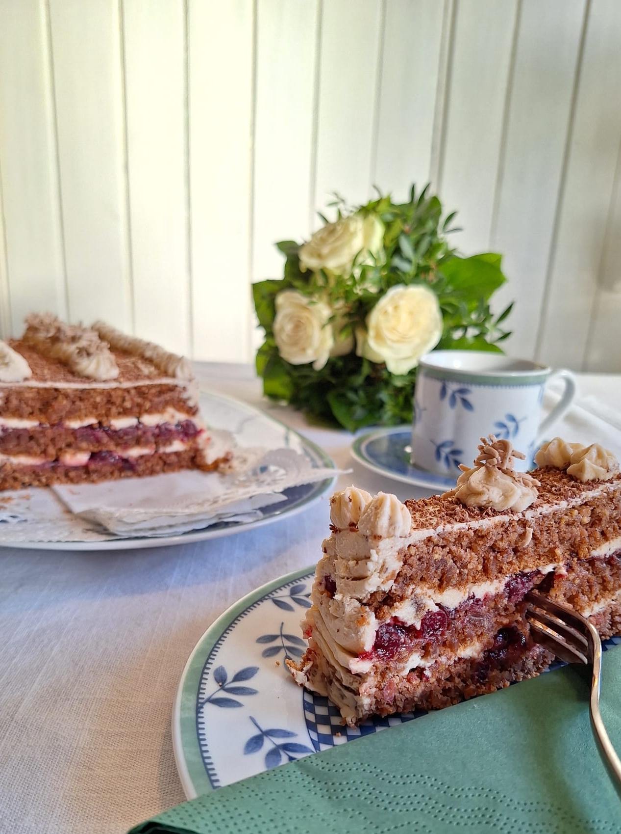 Kastanien-Cremeschnitte