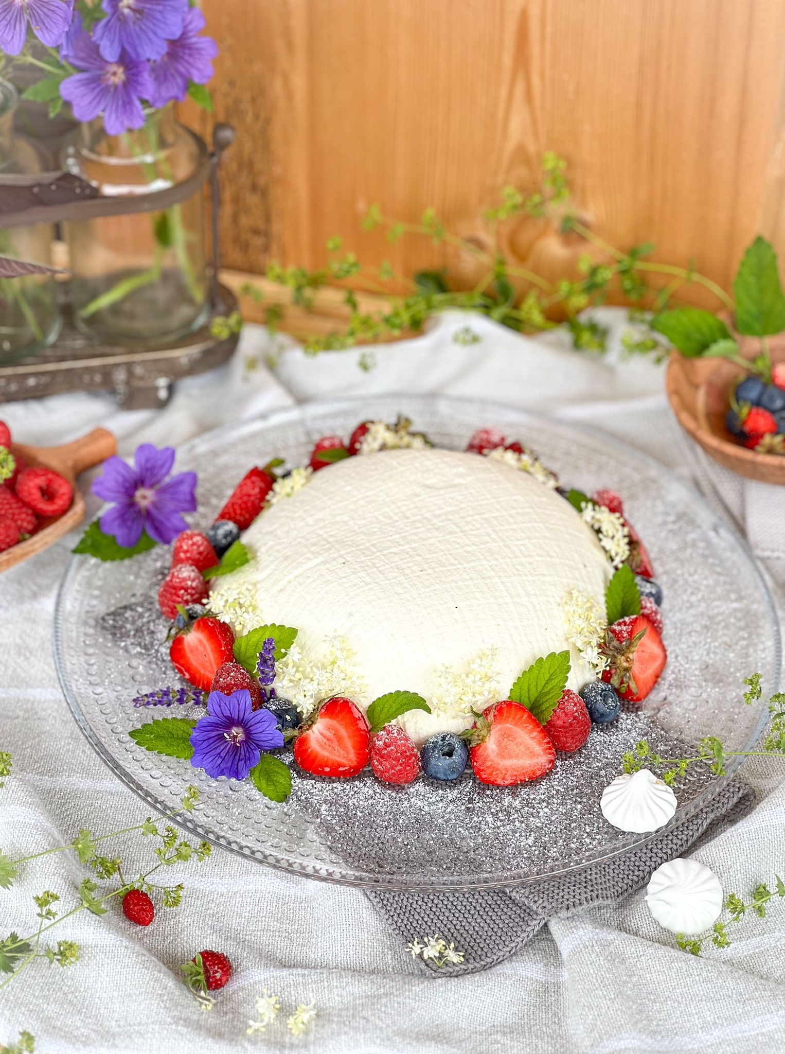Dessert mit Joghurt
