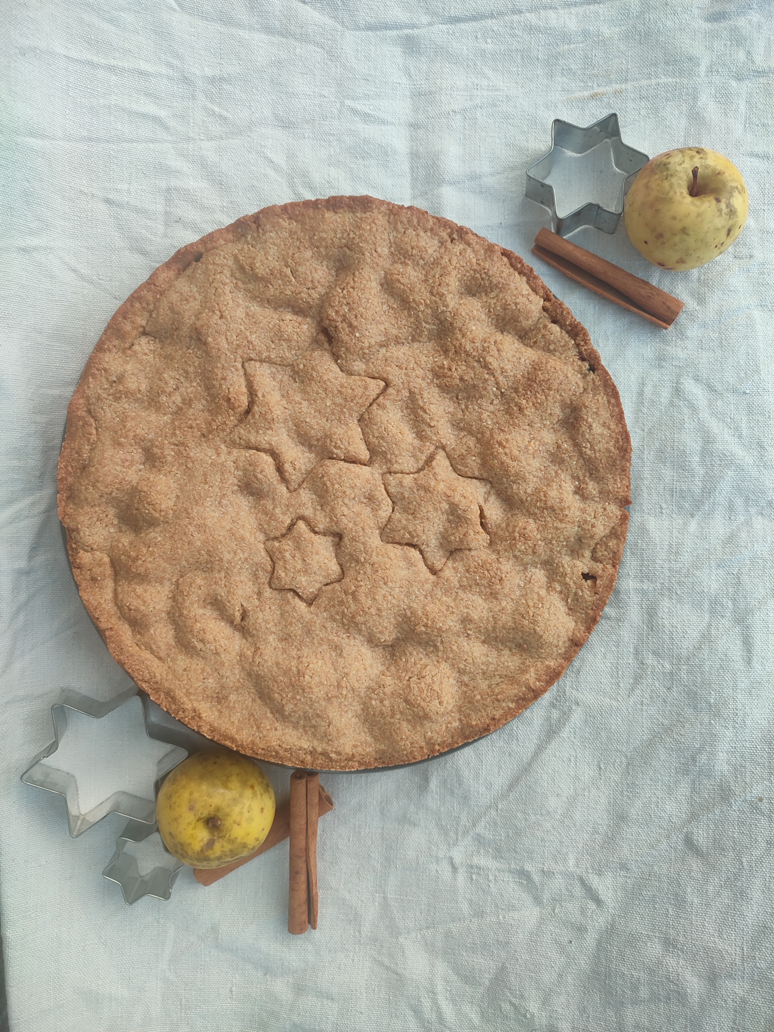 Kuchen mit Apfel