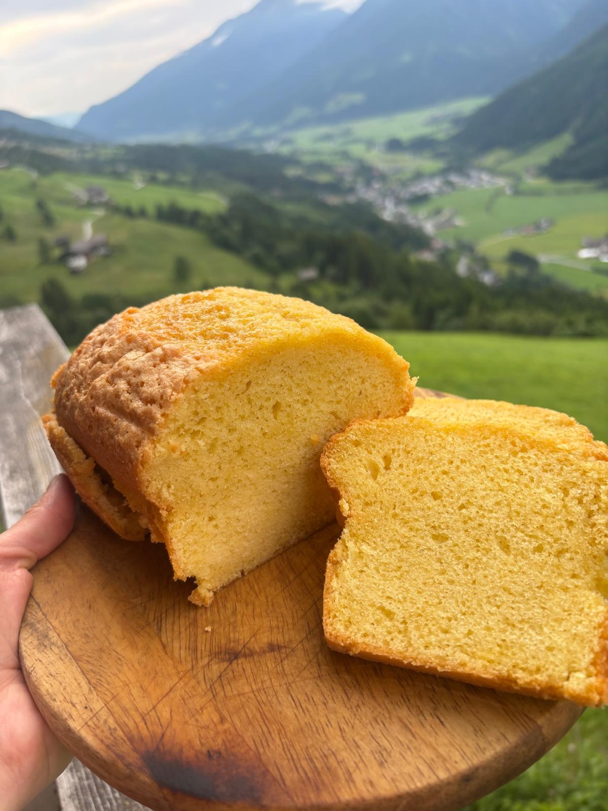 Kuchen mit Eierlikör