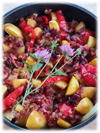 Fleisch mit Gemüse