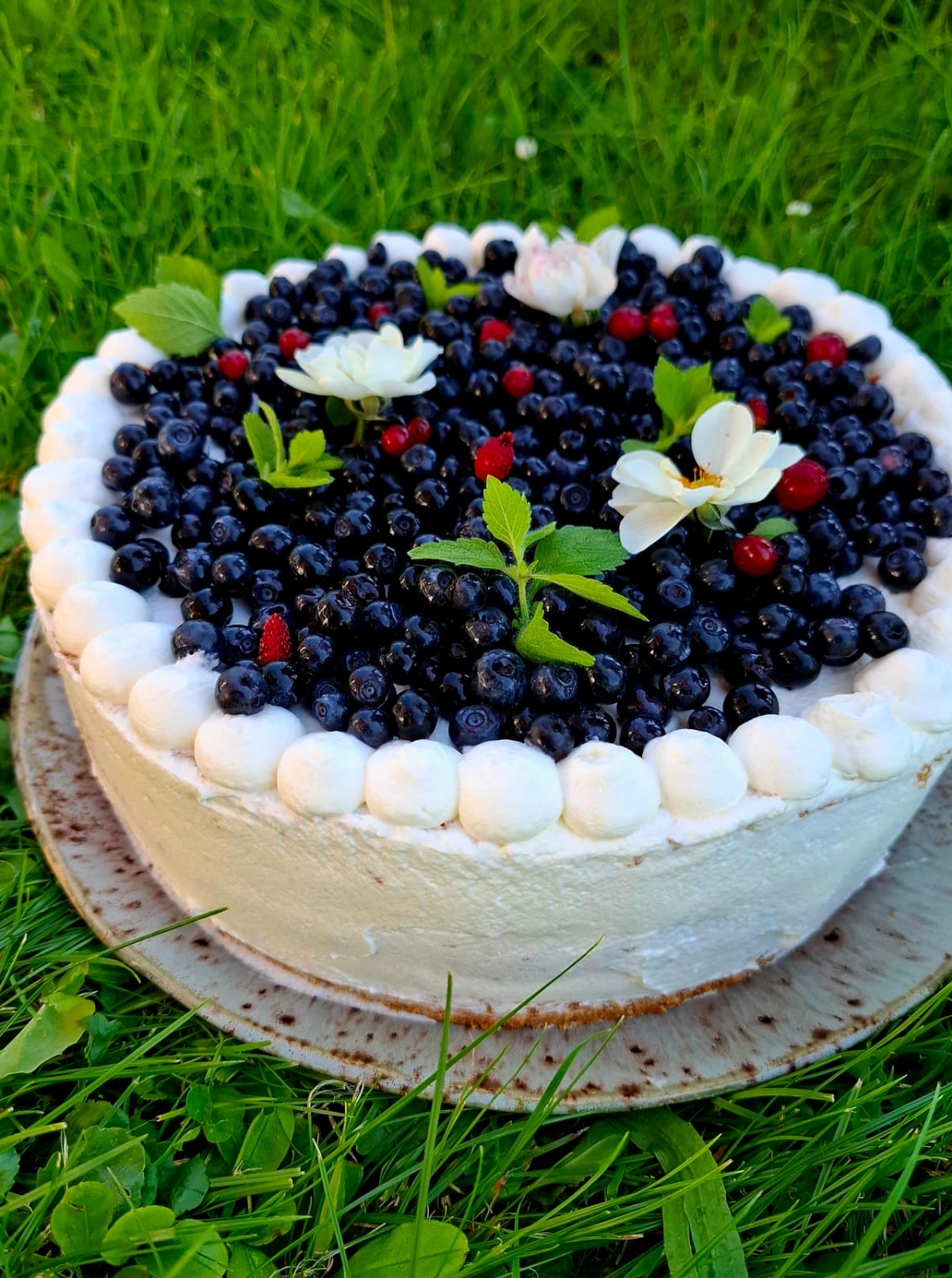 Torte mit Beeren