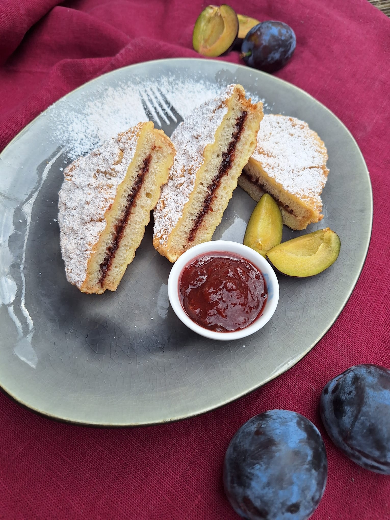 Toast mit Marmelade