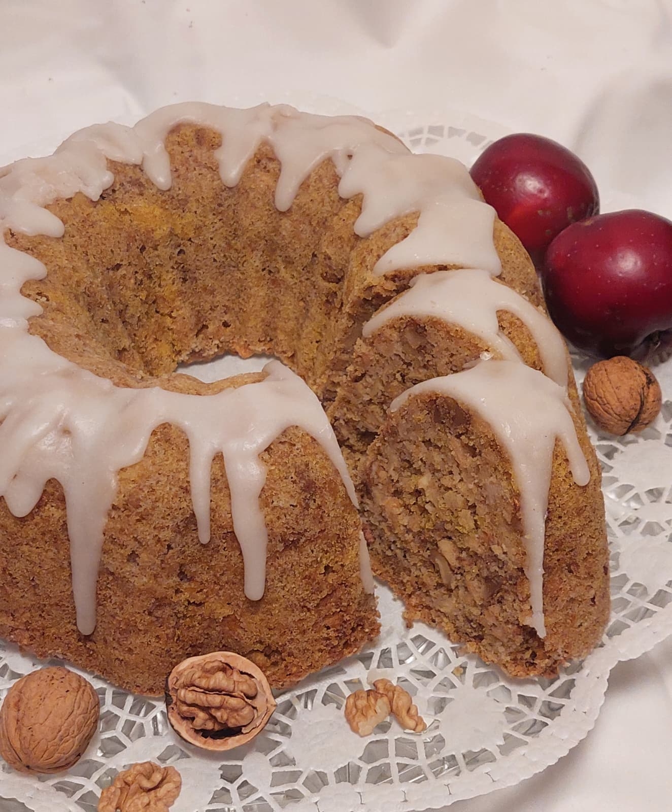 Kuchen mit Nüssen