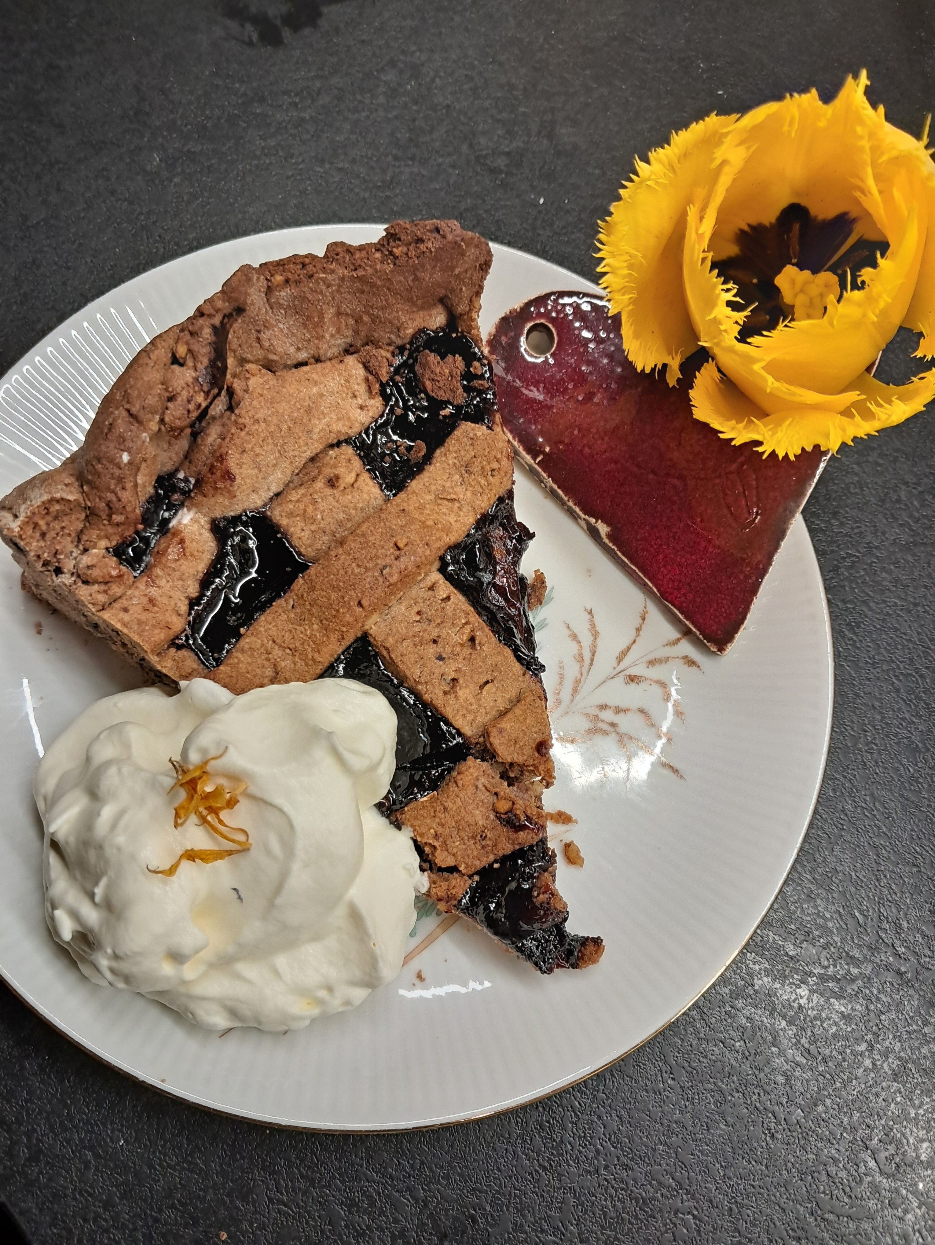 Kuchen mit Marmelade
