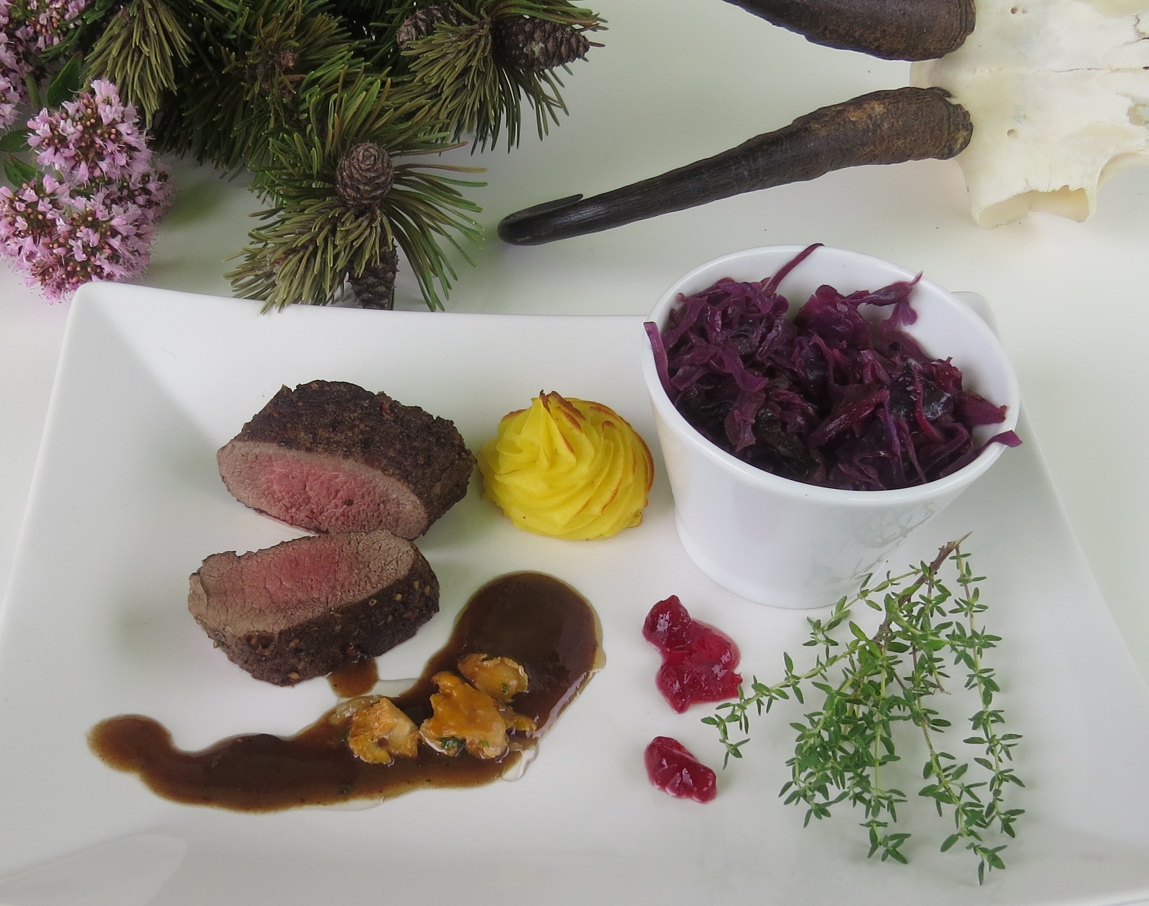 gebratener Wildrücken
