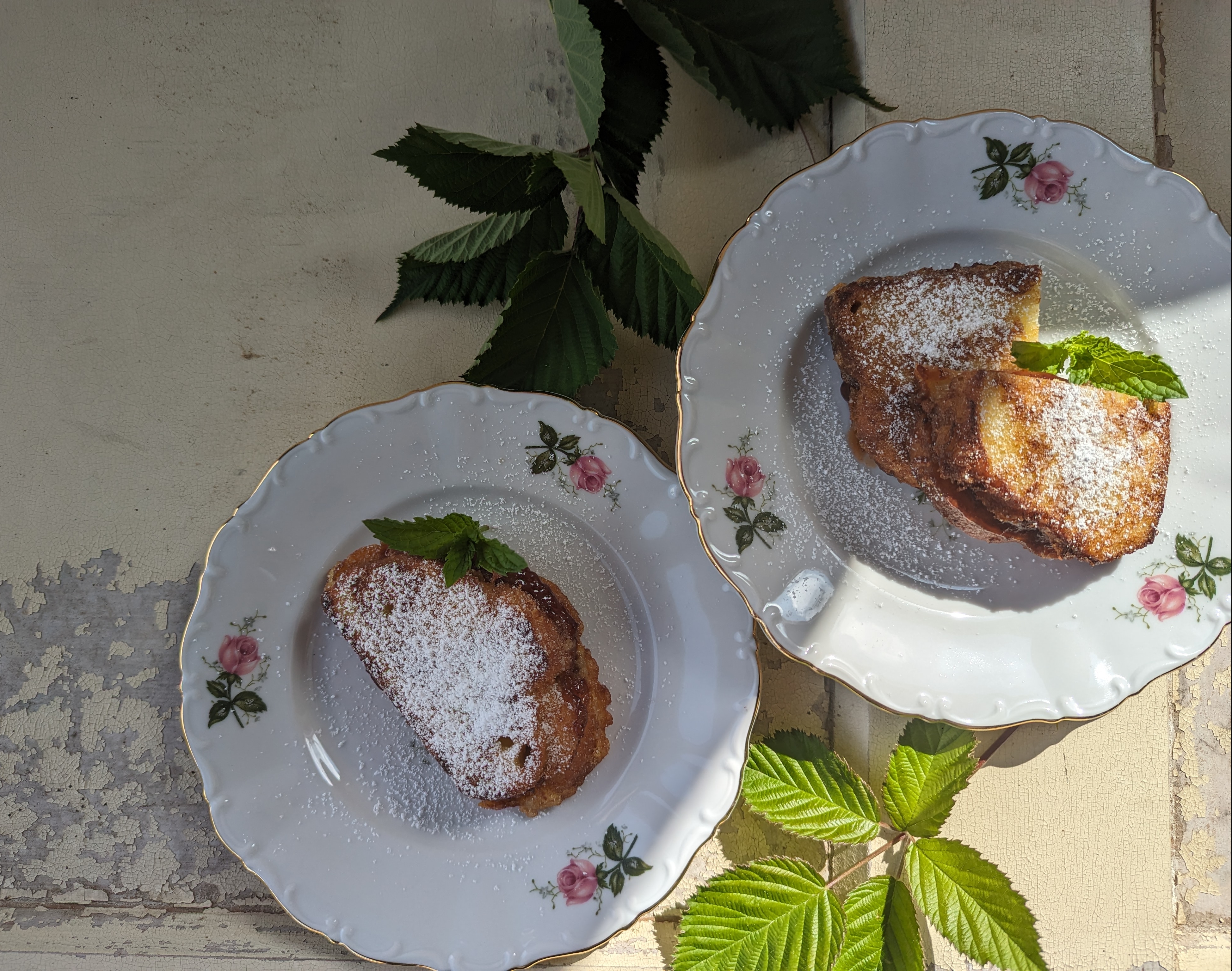 Weißbrot Süßspeise