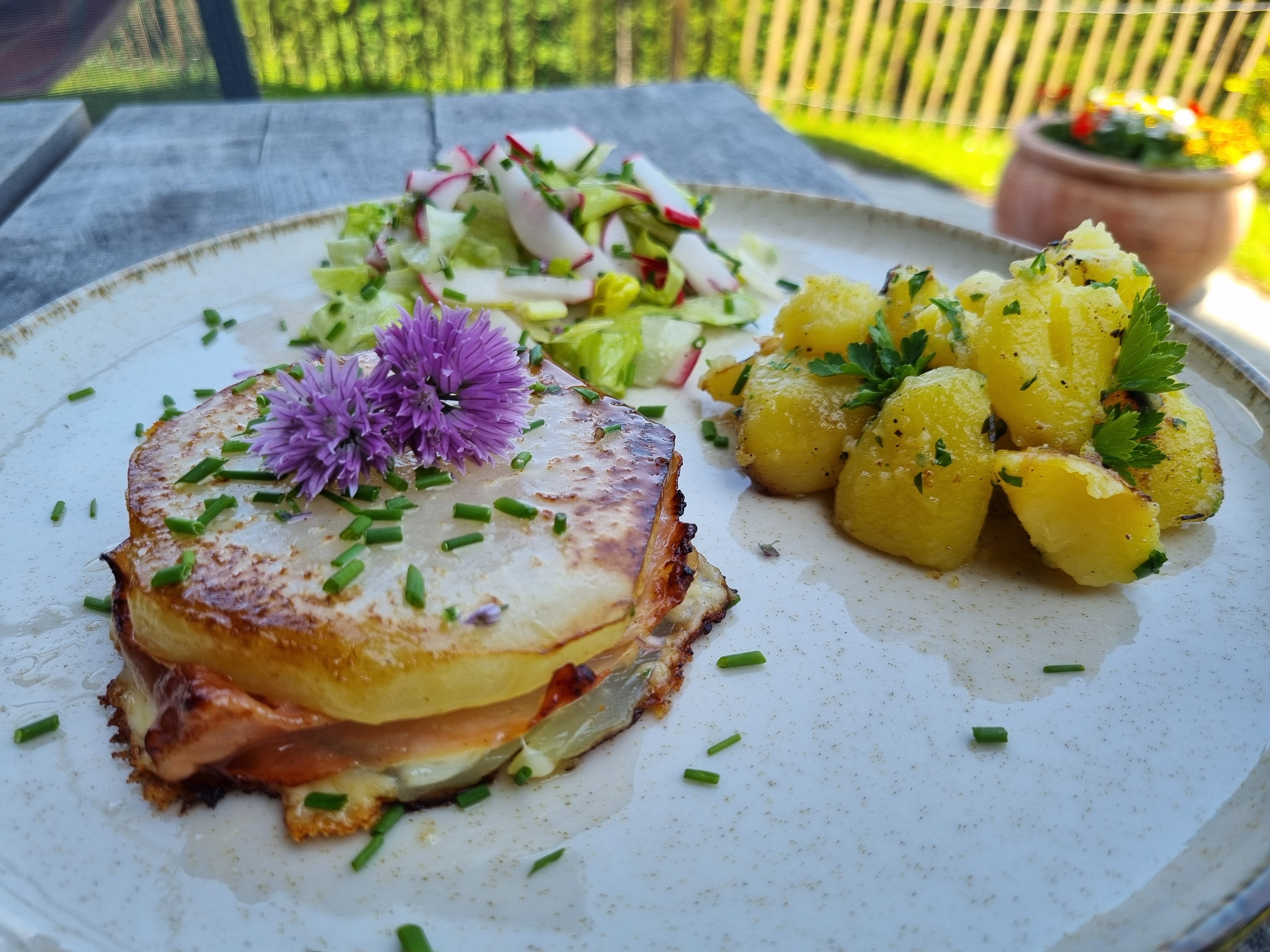 Cordonbleu aus Kohlrabi