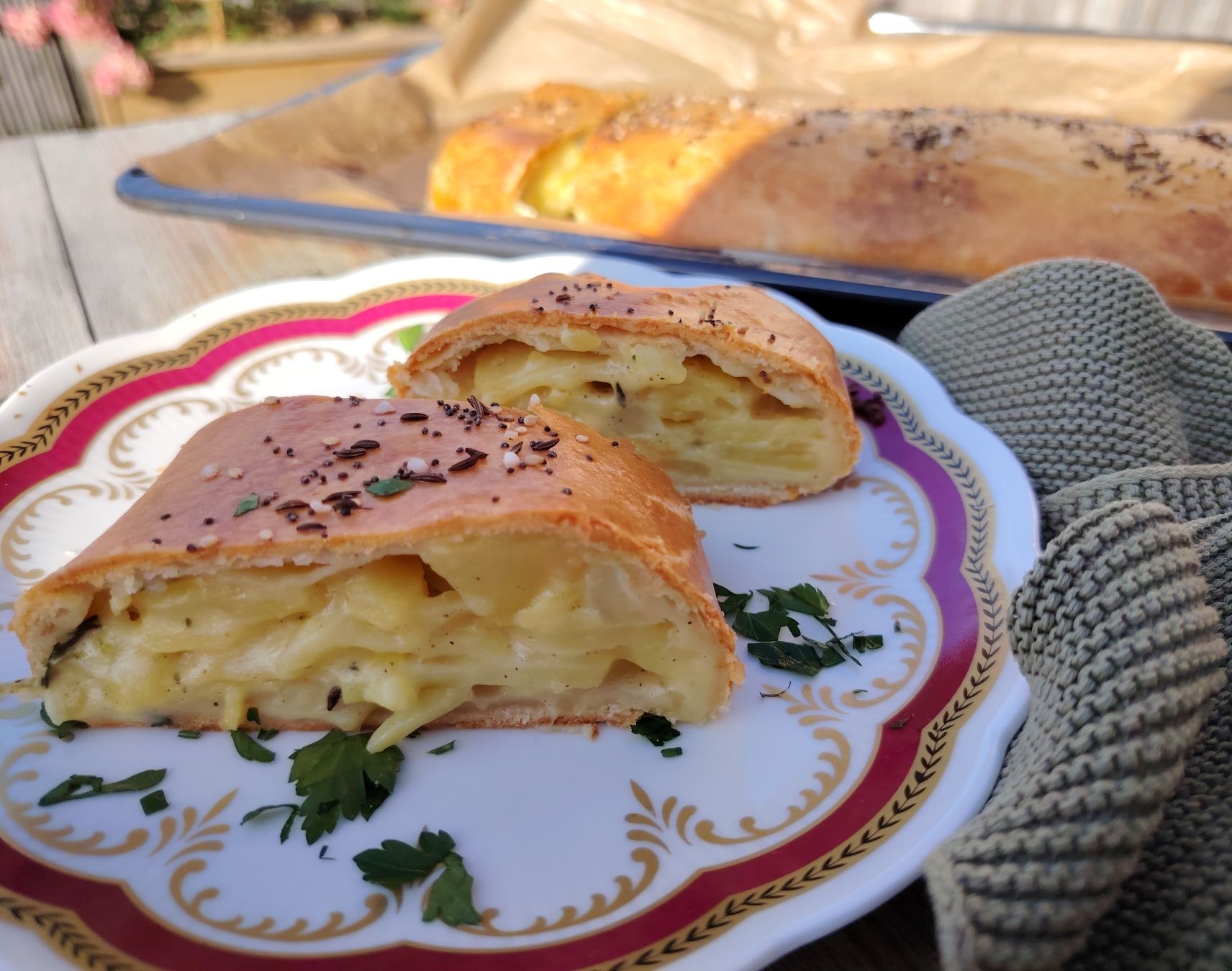 Kartoffel Quark Strudel