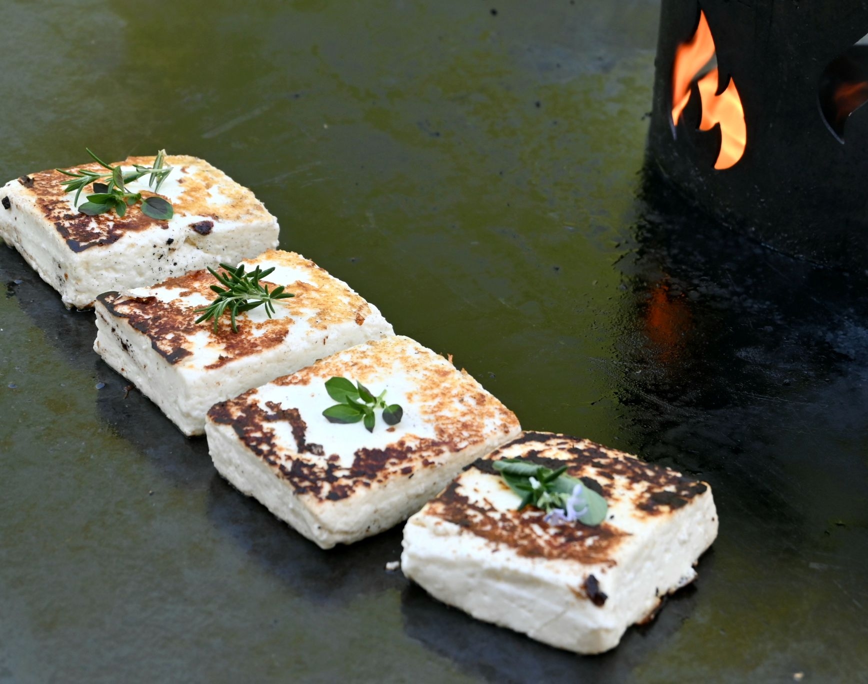 Käse am Grill