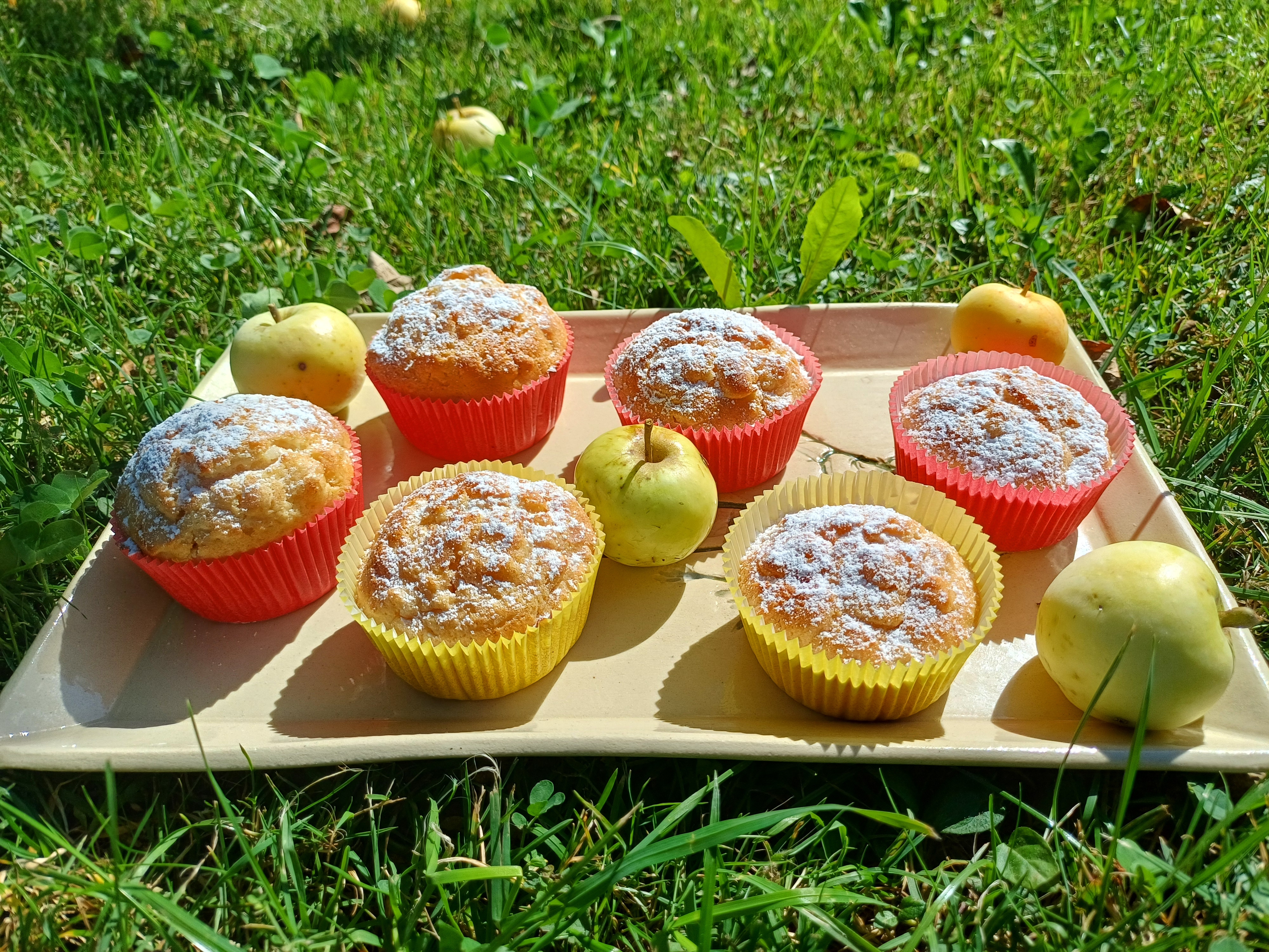 Muffins mit Apfel